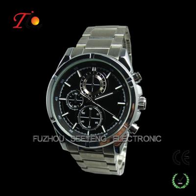Men watches with master design and mature stainless steel strap business style