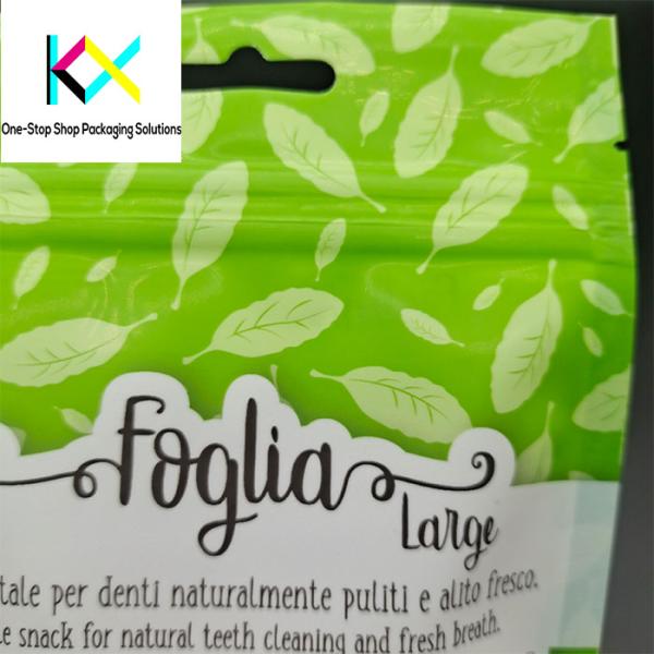 Customized Matte Surface Plastic Pouch Bags with Digital Printing for Food Packaging