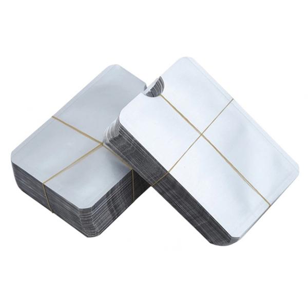 Aluminum Foil Holographic Plastic RFID Blocking Cards Sleeve