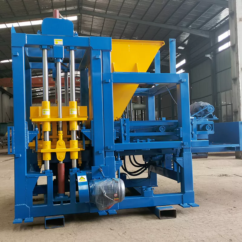 Safety QT4-15 Automatic Block Machine High Efficiency Customization