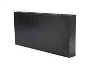 Profiles en aluminium industriel 6063-T5 pour éviers à chaleur anodisés extrudés noirs et brillants