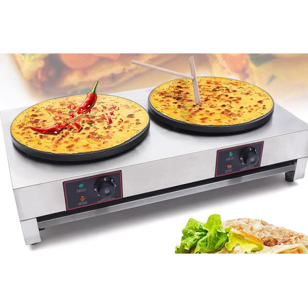 900*540*230mm Professional Stainless Steel Commercial Non-stick Electric Double Single Crepe Maker