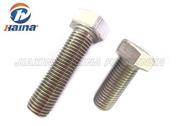 304 316 Stainless Steel Hex Head ASME Right Hand Threads Inch Bolt