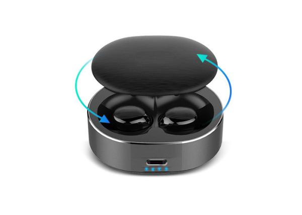 IPX5 Waterproof TWS Wireless Earbuds , True Wireless Stereo Earphones With Charging Case