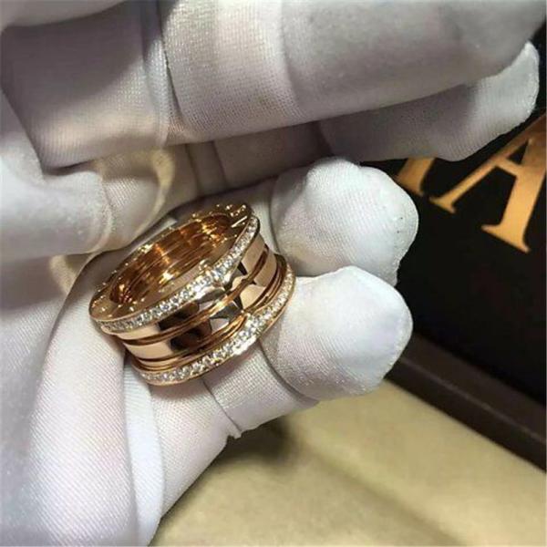 Luxury jewe factory B.zero1  series  ring 18k white gold yellow gold rose gold diamond ring