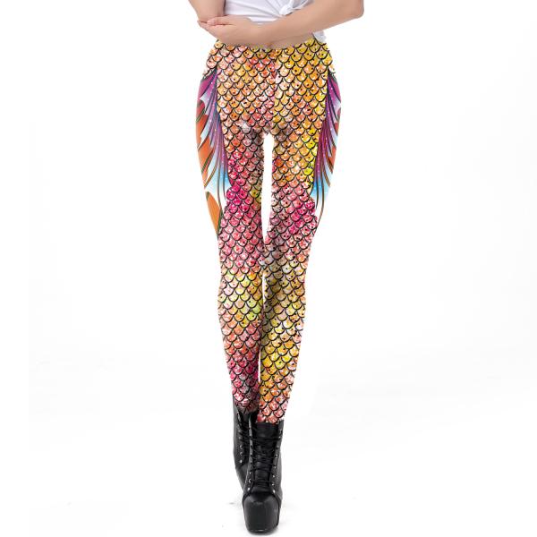 Shiny Mermaid Swim Leggings , Metallic Mermaid Leggings Liquid Wet Look