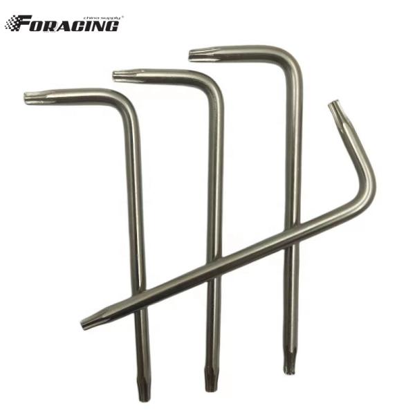 Industrial Grade Torx End Allen Key T8 L Type Star Key for M3 M4 Socket Bike Pedal Key Customized and OEM Support Natural