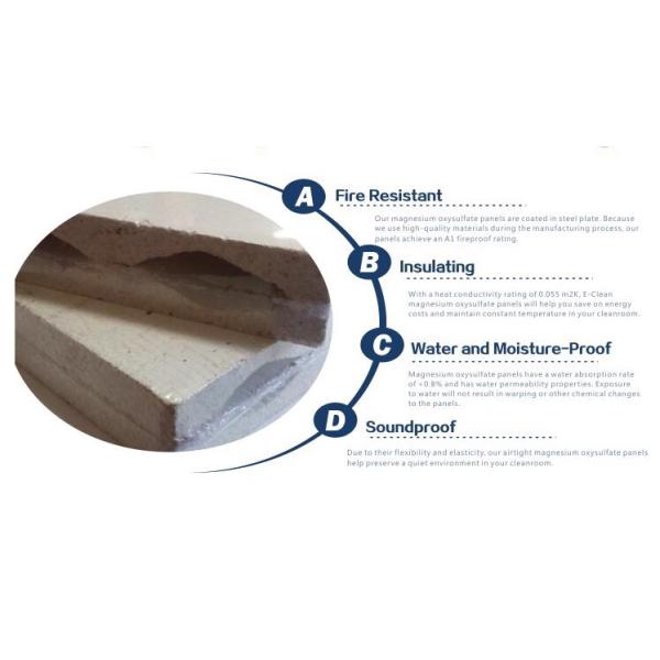 clean magnesium oxysulfate purification sandwich panels for clean room ceiling and walls