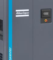 Compresor de aire de tornillo Atlas de 110 kW VSD Plus GA110VSD+ Material de aleación de aluminio