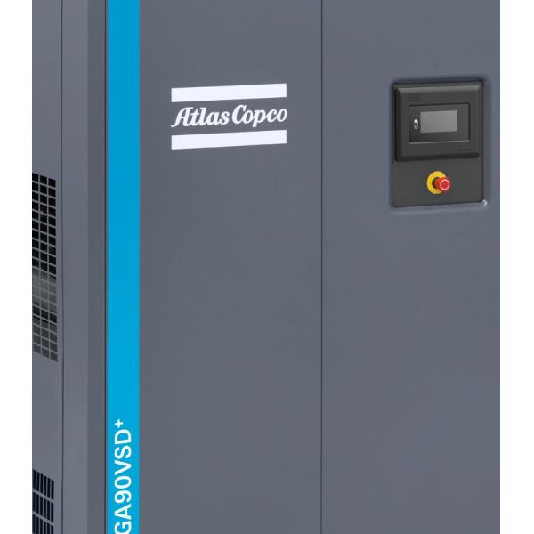 90кВт Atlas VSD Plus GA 90+VSD Atlas Скрутный воздушный компрессор Преобразование частоты