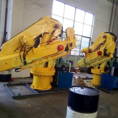 1.5T hidráulico 10M Telescopic Boom Marine Gantry Crane