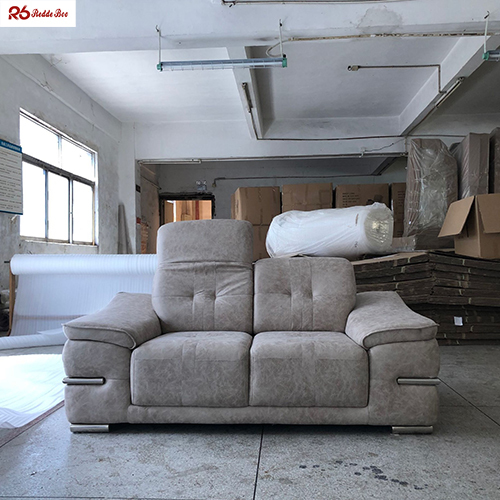 Adjustable Corner Leather Sofa Furniture Couch Rebound Sponge For Airport VIP Lounge