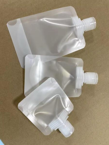 In Stock 30ml 50ml 100ml Spout Bags For Liquid , Gel , Milk , Beverage And Juice