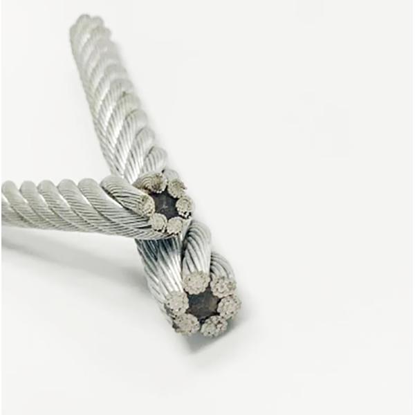 High Strength Stainless Steel Wire Rope with Polished Surface for Construction Applications