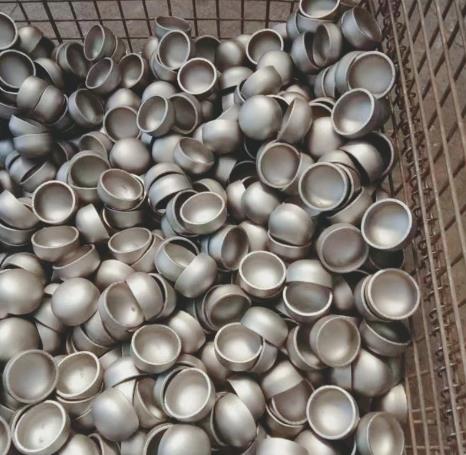 Customized Size SCH5 Mild Steel End Caps Hemispherical