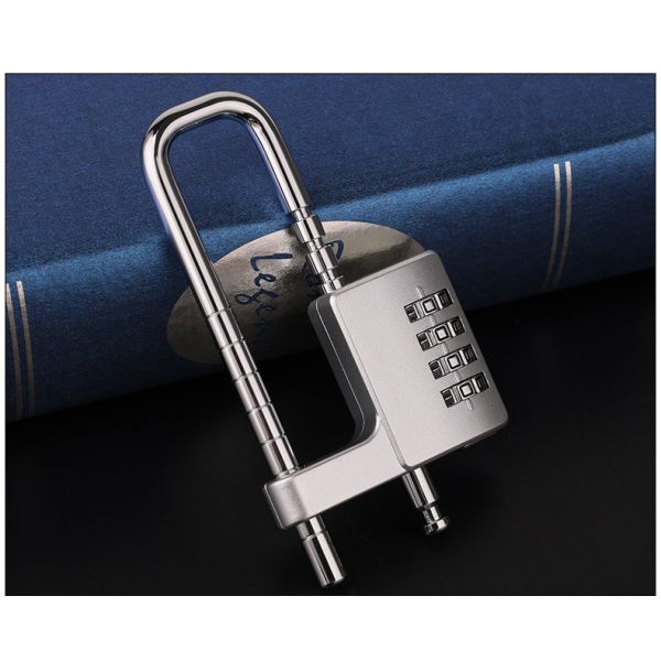 Rarlux Cross-border Outdoor Retractable Zinc Alloy Cabinet Door Combination Padlock Multi-speed Adjustable Four-digit Code Model