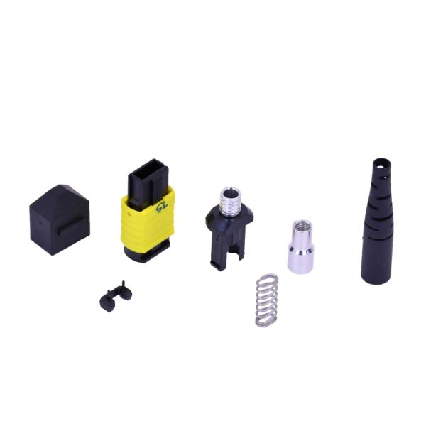 16 24 Cores MPO Connector 3.0mm Boot Multimode mTP Optical Fiber Conenctor Kits