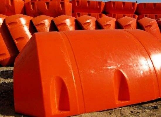 pipe floater for sand discharge pipe
