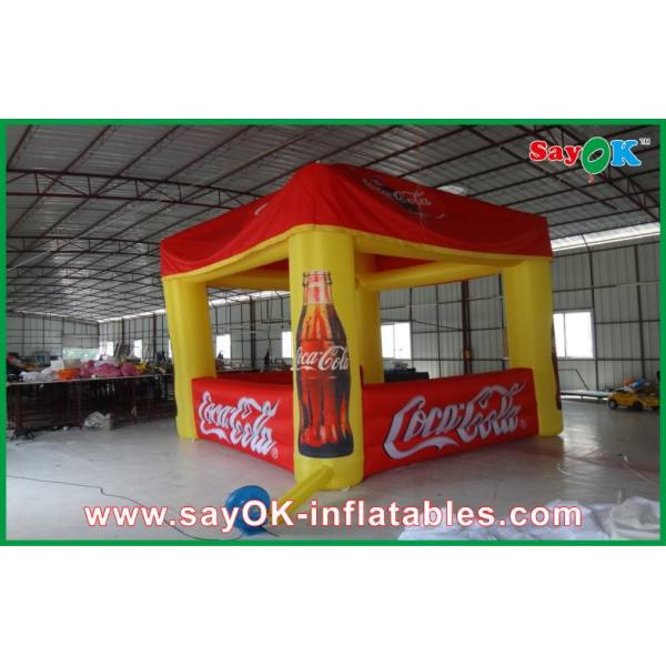 Advertising Exhibition Booth Tent Giant Inflatable Camping Tent Oxford Cloth / Pvc Tarpaulin Outdoor Tent