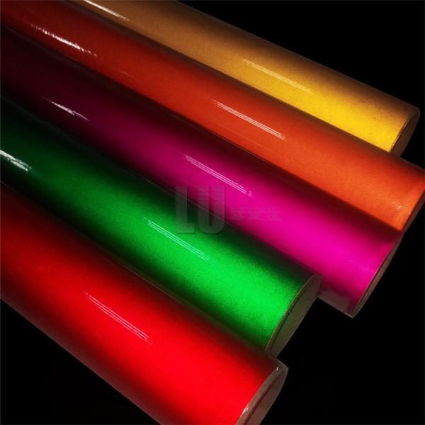 Ficha adesiva de vinil reflectiva 5100 Material transparente Bolas de vidro Film de folha reflectiva para o tráfego rodoviário
