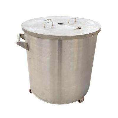 Vertical Stainless Steel Storage Tank 100L 200L With Upper Cover