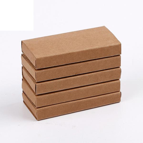 Kraft paper match box custom personal logo printing with long matches sticks