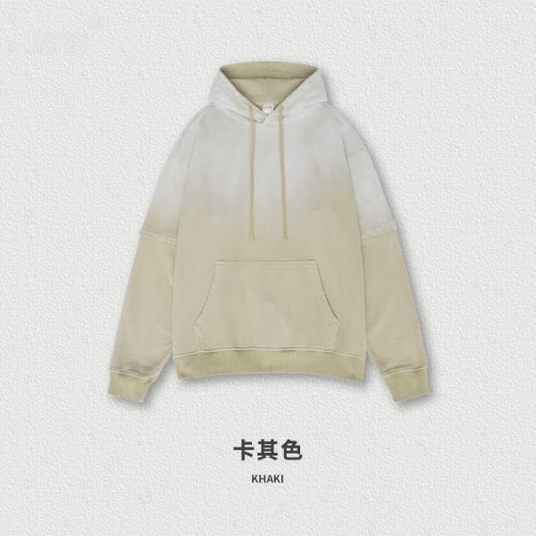                  Casual Hoodies Long Sleeve French Terry Custom Hoodies for Men             