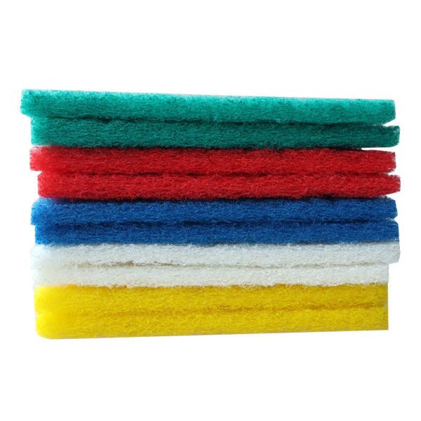Corrosion Proof Eco Friendly Scouring Pads Wear Resistant Portable Non Scratch Scrubbing Pads