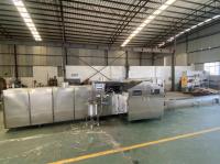 Linha de produção comercial processamento térmico do cone de gelado 3800pcs/H