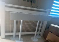 2.44m Wide PVC Vinyl Horse Fencing Running Fence Routed Post Type