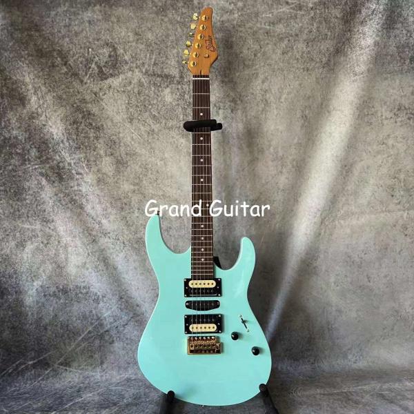 Custom 6 strings suhr style roasted neck locking tuner stainless frets electric guitar