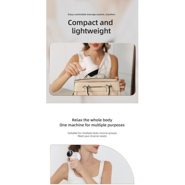Cordless Handheld Massager with Deep Tissue Percussion Massager 9 Adjustable Speed Modes Body Massager Factory Customization