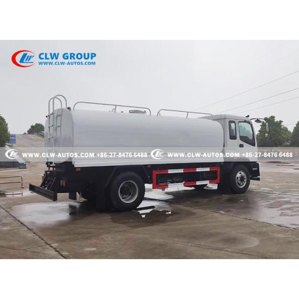 Stainless Steel Isuzu Drinking Water Delivery Truck 20000 Liters
