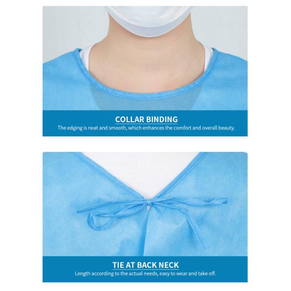 AAMI ВЫРАВНИВАЮТ 1 одежду безопасности мантии изоляции SMS устранимую не стерильную для формы деятельности больницы