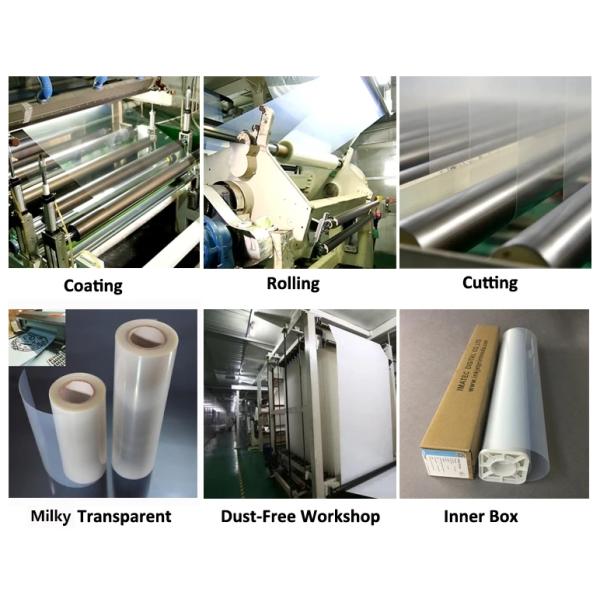 Pet 100 micron Waterproof Milky Translucent Inkjet Screen Printing Positive Film
