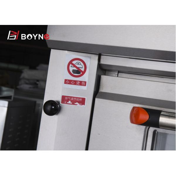 Печь газа 4 подносов палубы 4 плит 2 для магазина хлеба пекарни