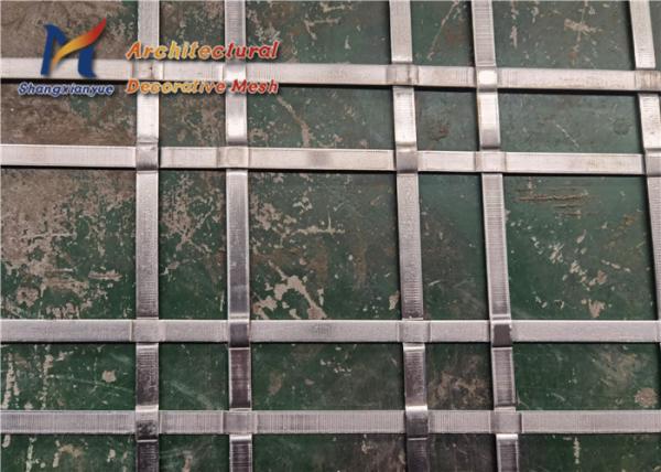 Decorative Screen Ss304 Architectural Woven Mesh Hollow Square