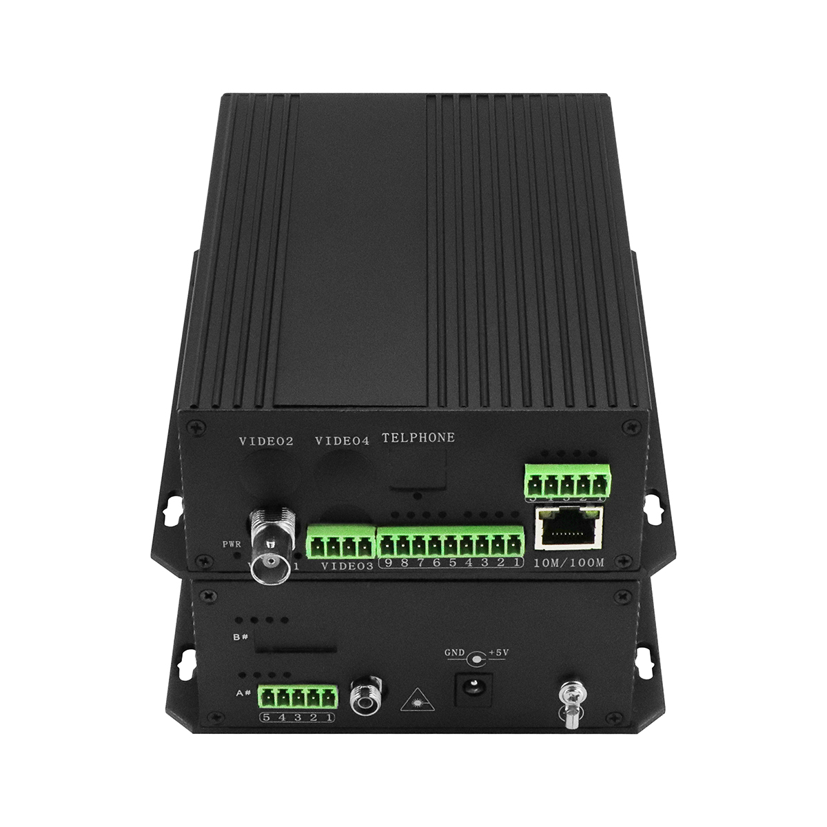 Bidi Data Dry Contact Аналоговый видеоконвертер из волокон RS232 RS485 Раковина DC12V