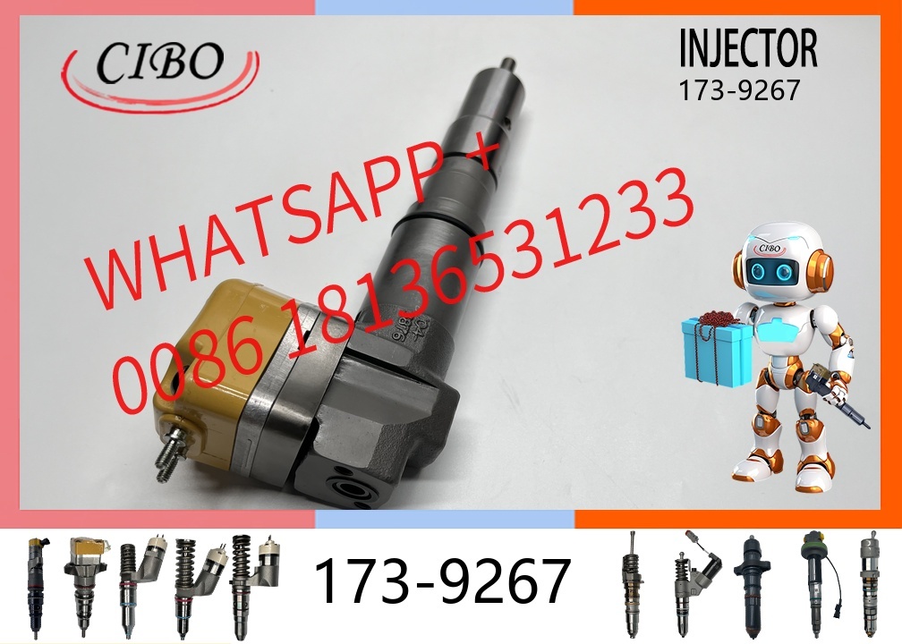 original 173-9267 Fuel Injector for  3412 3412E 3126B 3512B Diesel Engine 5110B Common Rail Injector Diesel Engine Parts Replacement OEM 1739267 173-9268 original new injector