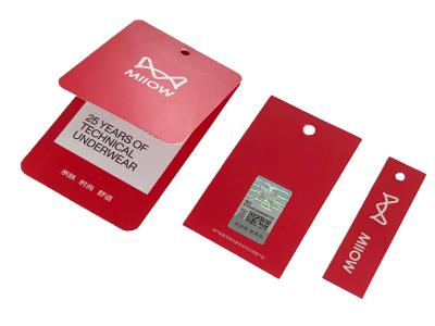 OEM Custom Papel Hang Tags Custom Impresso Hang Tags