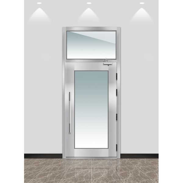 Contemporary 2 Hour Fireproof Steel Door Soundproof Glass Steel Door