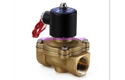 Two Ways Connection Solenoid Valve Water Fountain Fittings Underwater Type Brass / SS