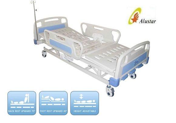 CE Approved ABS Side Rail Hospital 3 crank Manual Nursing Medical Bed (ALS-M306)