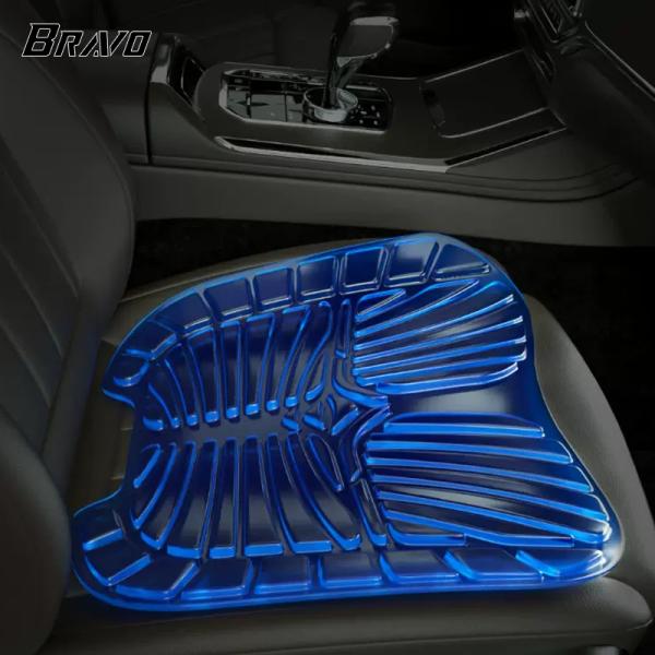 Breathable Chair Pads Honeycomb Design Absorbs Pressure Egg Gel Seat Cushion for Car