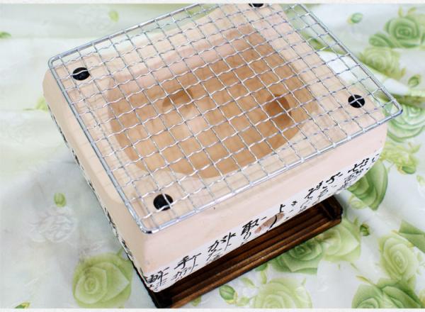 Outdoor Teppanyak restaurant equipment bbq korean tabletop   ceramic bbq grill