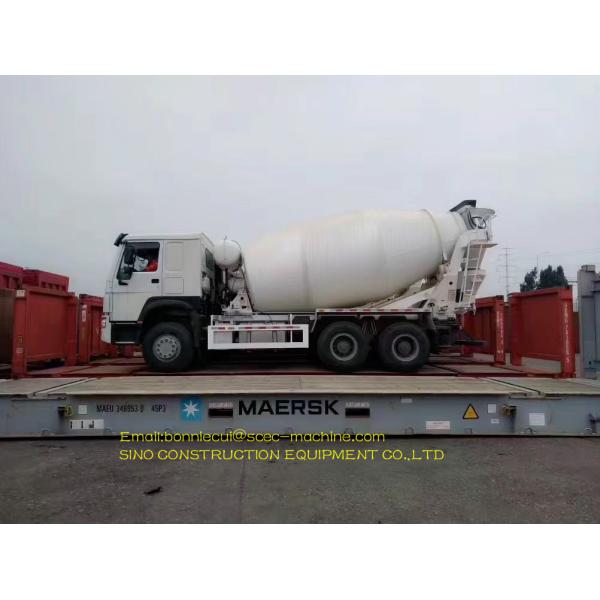 Low Noise Concrete Transport Truck SINOTRUK HOWO 6x4 12 Cubic 25T Meters