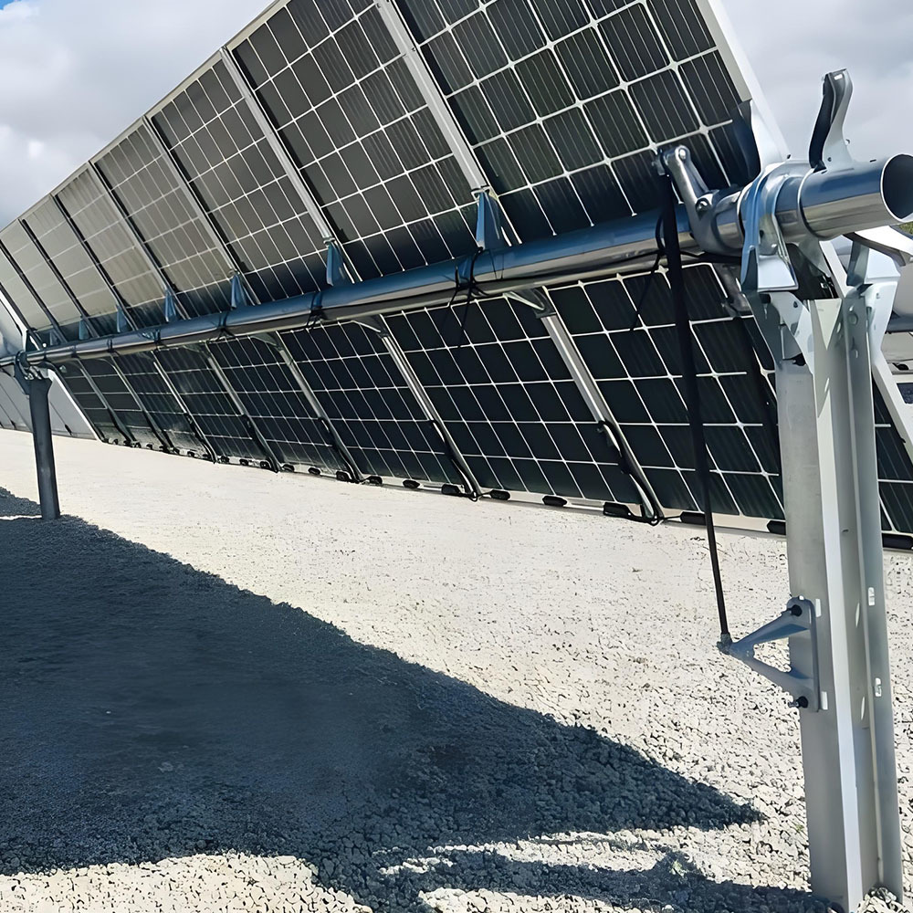 40 Panels Single Axis Solar Tracker 40P Single Axis Solar Tracking System