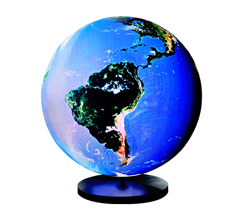 Indoor Outdoor LED Spherical Screen High Resolution 360° No Dead Angle Display