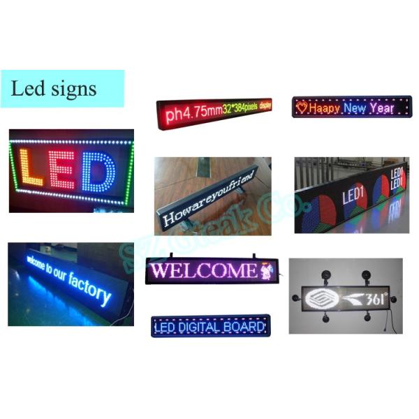 Epistar LED Chip Semi-outdoor Remote Control Car LED Display Screen Message Board for B2B Distribution