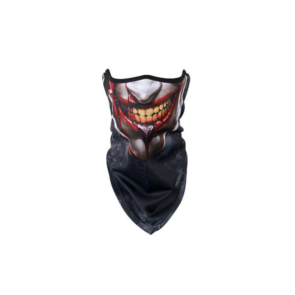Sweat-proof Breathable Comfortable Pattern Outdoor Riding Bicycle Mouth Shield Motorcycle Face Mouth Shield Neck Head Scarf